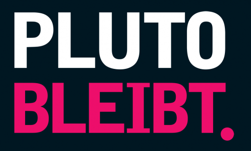 Pluto Bleibt campaign